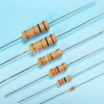 生产工厂批发色环直插碳膜电阻0.125W   1/8W  1/6W    1/16W CF