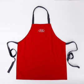 工作围裙制作可印logo厨房家居日用棉布围裙纯色帆布广告围裙罩衣