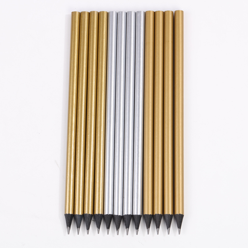 Matte golden black stationery
