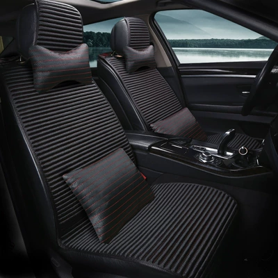 Car Seat Cushion, Summer: Seat cushion, seat cover - deluxe-edition-classic-black