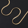 Necklace, copper golden jewelry, European style, simple and elegant design, wholesale