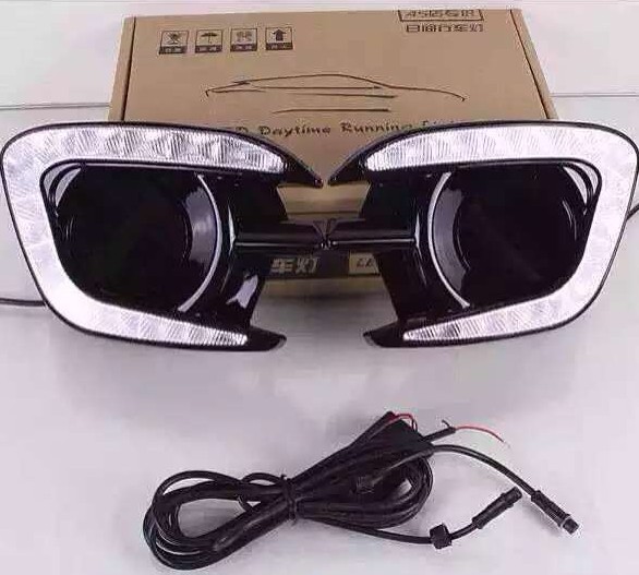 Adecuado para 14-15 Mitsubishi Pajero luz diurna Pajero Jinchang Luz de marcha diurna LED Luz de marcha diurna