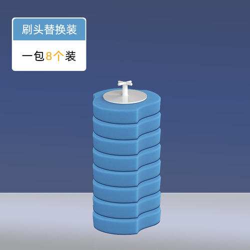 Disposable toilet brush toilet cleaning no dead ends cleaning test brush sponge toilet brush replacement head sponge replacement brush head