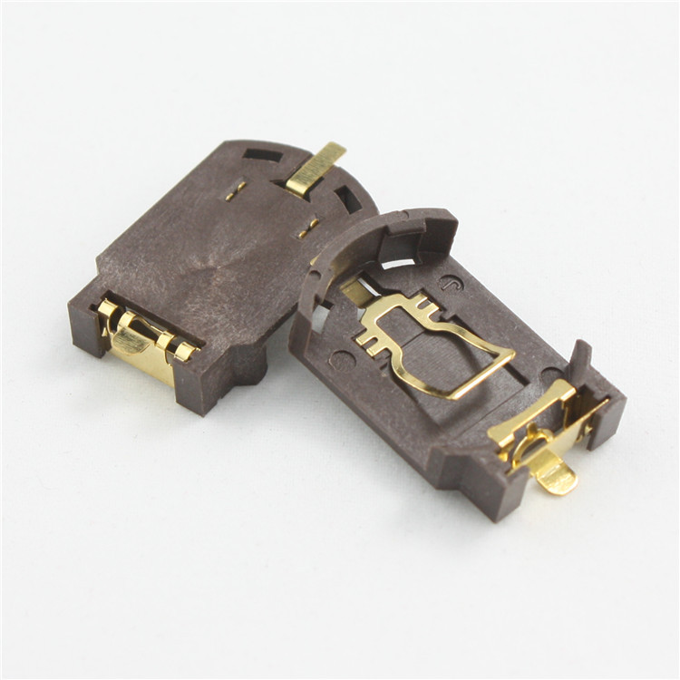 厂家直销BS-8耐高温285°CR2032电池座工控板遥控器 纽扣电池插座