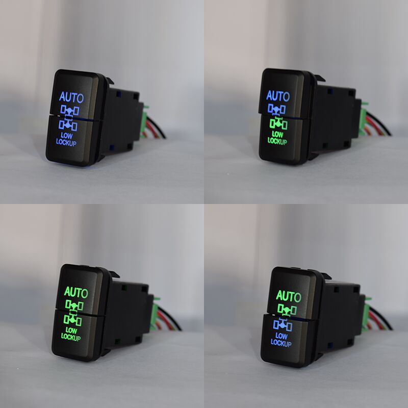 汽车原孔两档两键双控开关汉兰达  陆地巡洋舰双按键开关带线束