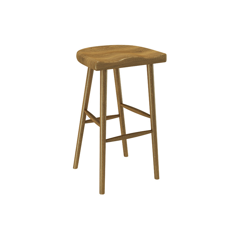 01 Silla de Bar de madera maciza