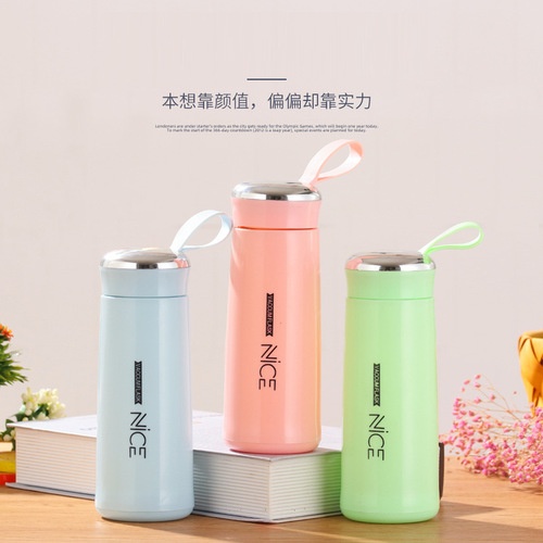 Creative Fashion Glass Cup for Men and Women, Portable Cups with Logo Custom Printing, Gift Advertising Cups, Internet Celebrity Nice Water Cups