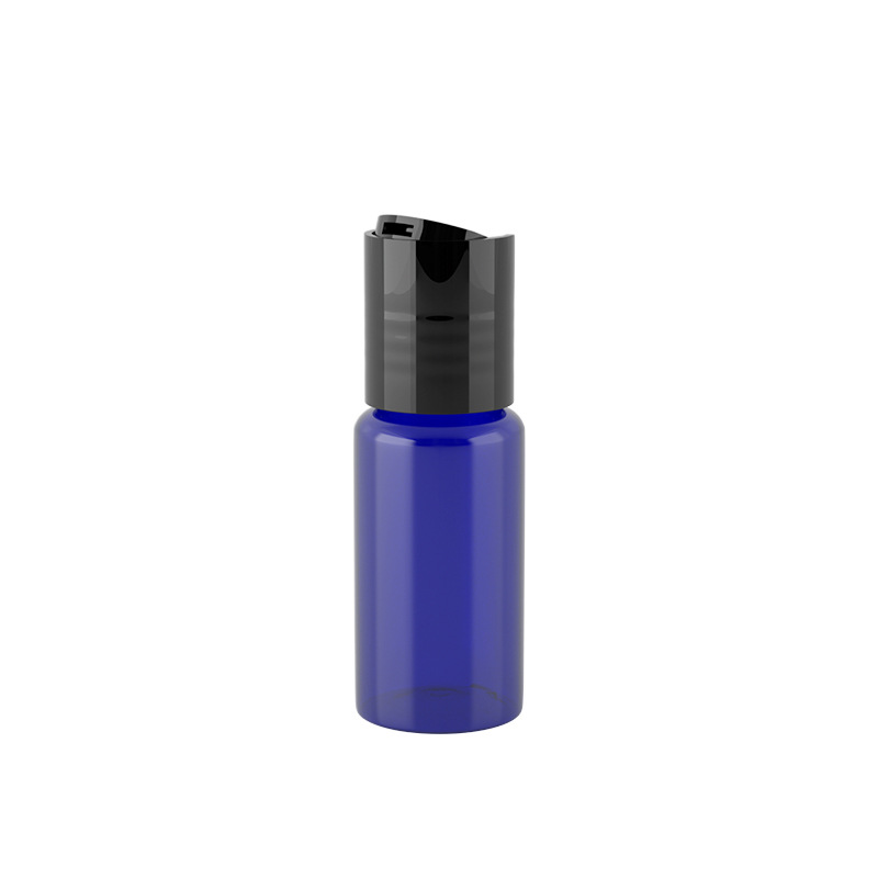 15ml de hombro redondo mil botella de cubierta de otoño material de embalaje cosmético cubierta de prensa botella PET plástico sub-botella mil botella de cubierta de otoño