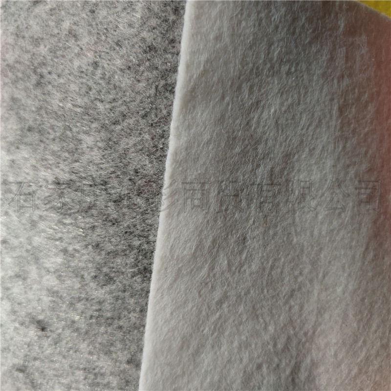 现货供应0.1厚花灰色毛毡布1mm彩色针刺无纺布 1厘厚戟绒不织布