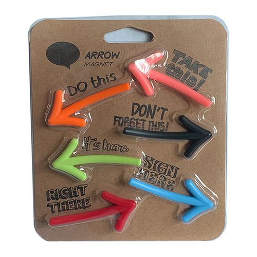 Creative, cute and interesting arrow-shaped refrigerator magnets 3D message blackboard magnet magnets