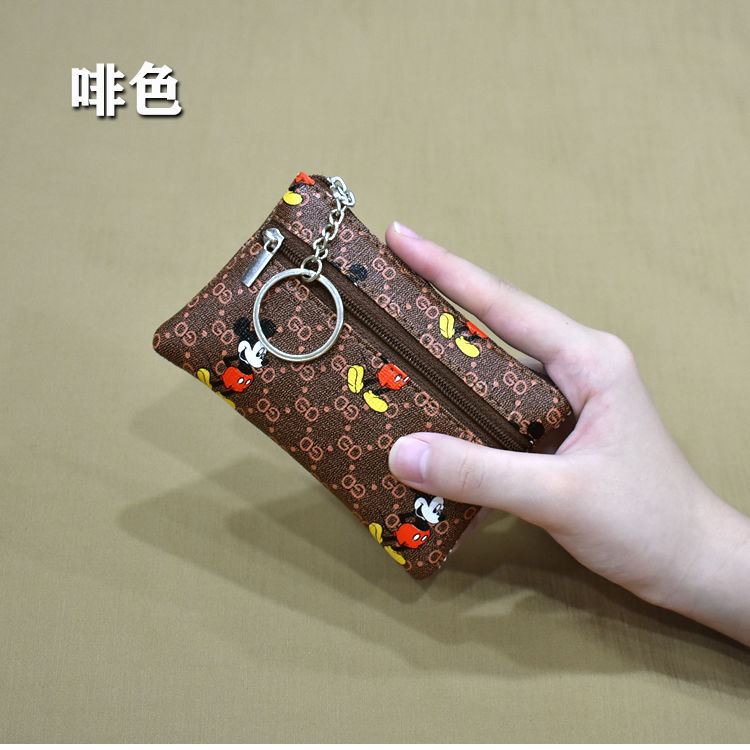 Monedero de la moneda de dibujos animados regalo colgante llavero bolsa de la tarjeta bolso de la moneda de los niños de mano bolso de las mujeres certificado bolsa