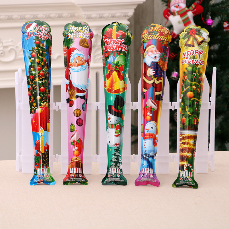 Decoración de Navidad suministros artículos de regalo de los niños balanceo palo inflable Navidad niños automático inflable