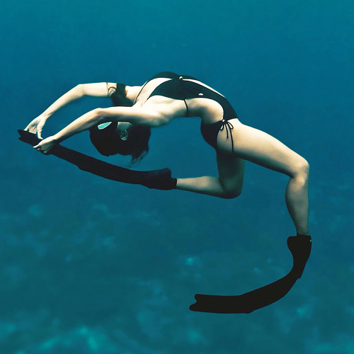 Snorkeling men's and women's free diving PP fins fishing and hunting long fins comfortable, flexible and lightweight swimming long fins