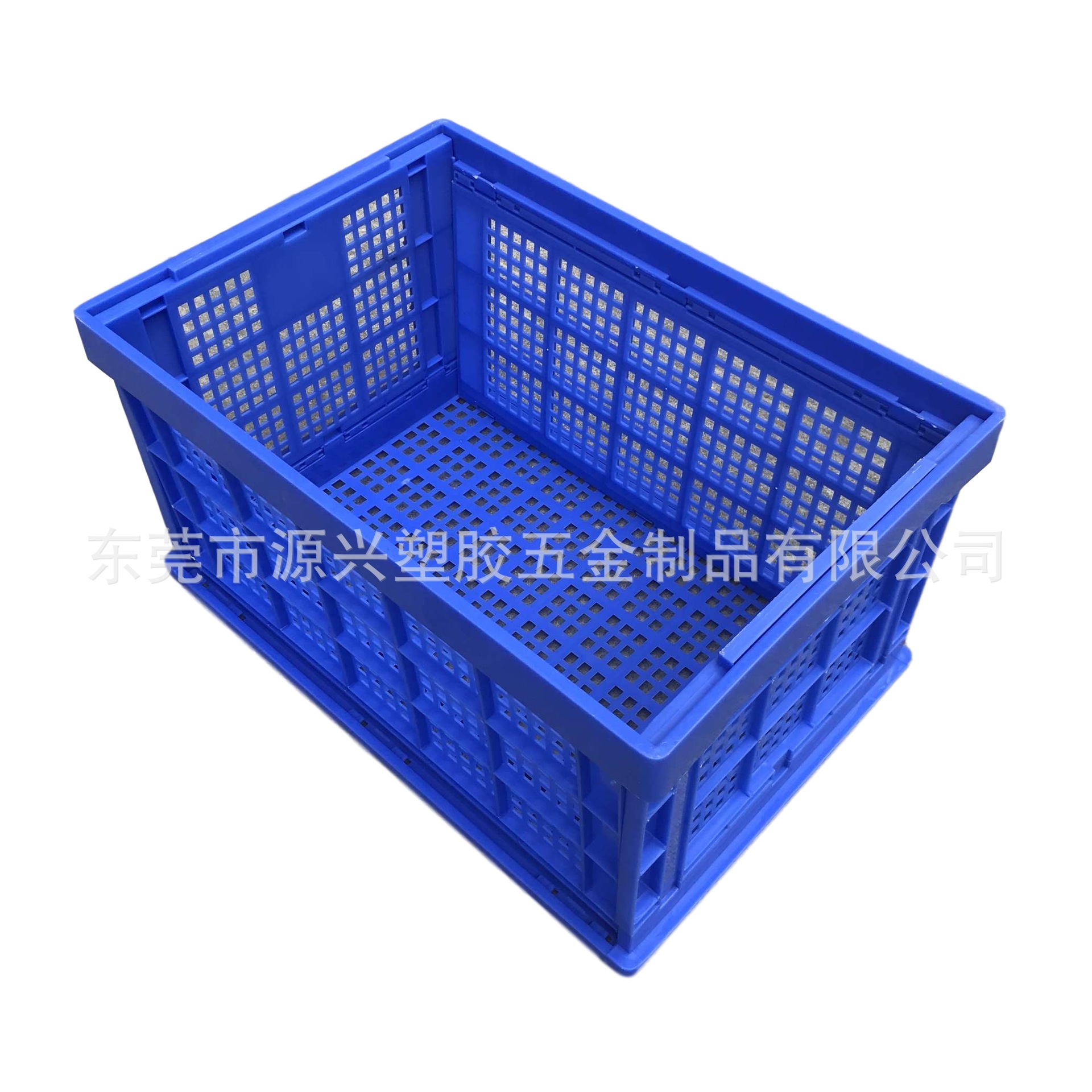 蔬菜水果运输周转萝折叠箩 商场超市配送运输胶框堆垛衣物收纳篮