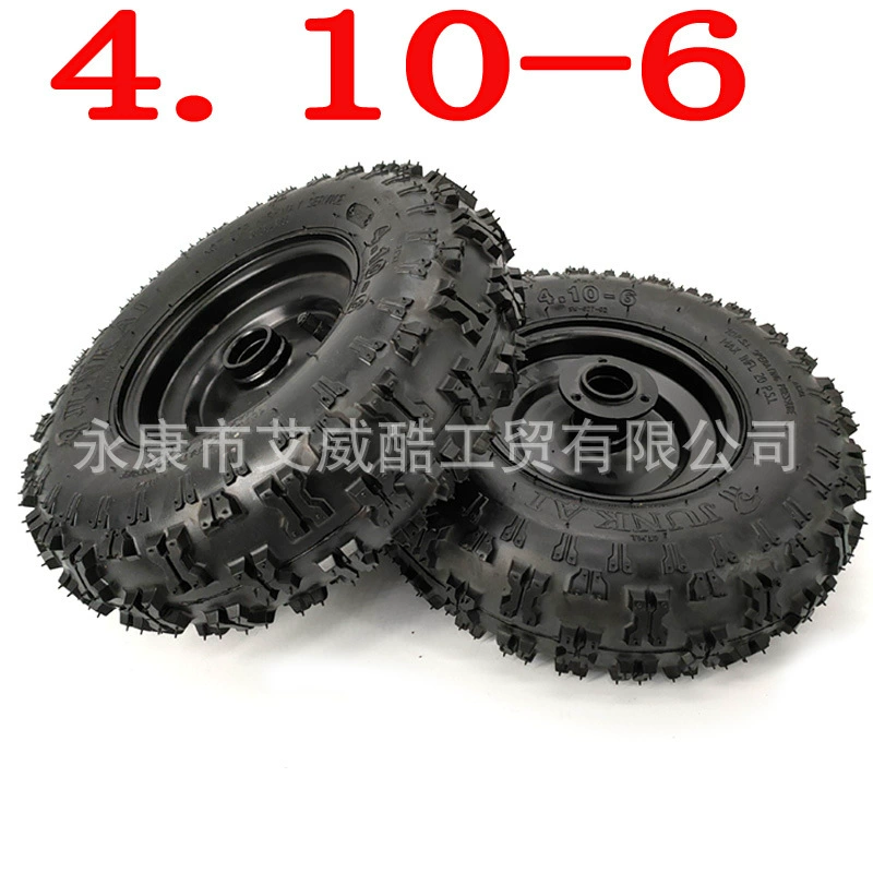 Мотоцикл ATV Kart Снегоуборочная машина Шины 4,10-6 Колесо 6 дюймов Аксессуары для тормозных дисков