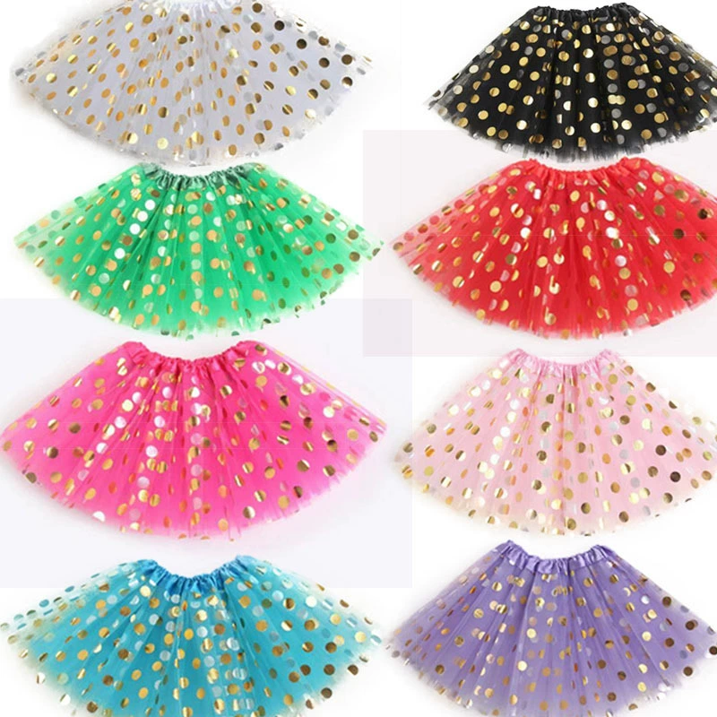Девушки пачка сетки пышные платье принцессы мультфильм божья коровка точка юбка костюм платье