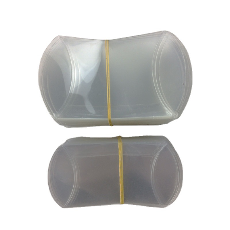 Yongxie Fuente de la fábrica transparente almohada caja de embalaje de plástico PVC caja de Presentación creativa caja de pastel de yema de huevo caja de dulces