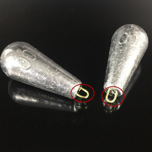 Junya fishing gear wholesale water droplet -shaped lead -down hooks…