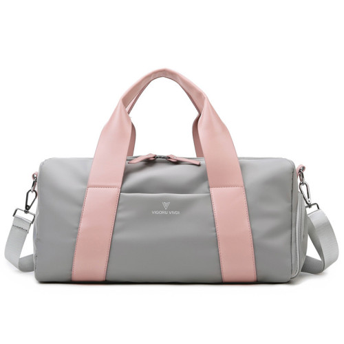 Travel bag for women, dry-wet separation, sports, crossbody, waterproof, large capacity, hand-held luggage bag, custom fitness bag for men