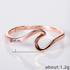 Wavy metal ring, silver jewelry, Aliexpress, wish, simple and elegant design, wholesale