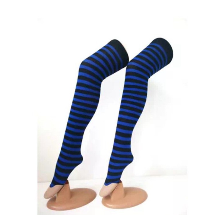 Calcetines a rayas de Pascua, medias de Navidad, día de Irlanda, fiestas, joyas, calcetines