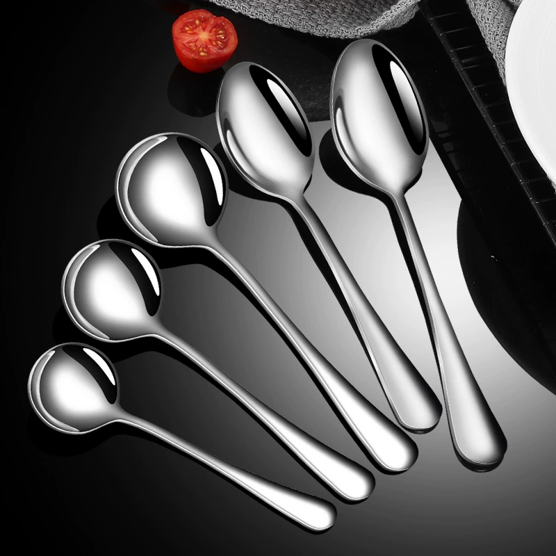 Dao Qi Cross-Border 1010 Посуда из нержавеющей стали Ложка для перемешивания Медовая кофейная ложка Еда в западном стиле Креативная десертная ложка