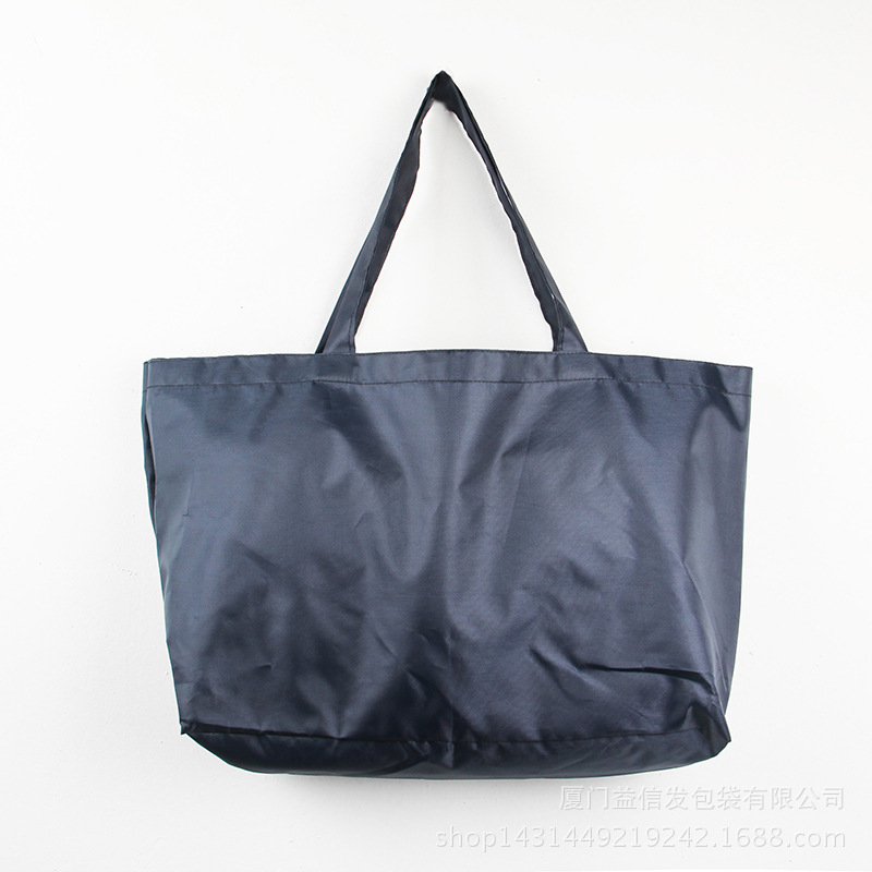 工厂直供涤纶手提购物袋牛津布防水折叠环保手提通用购物袋