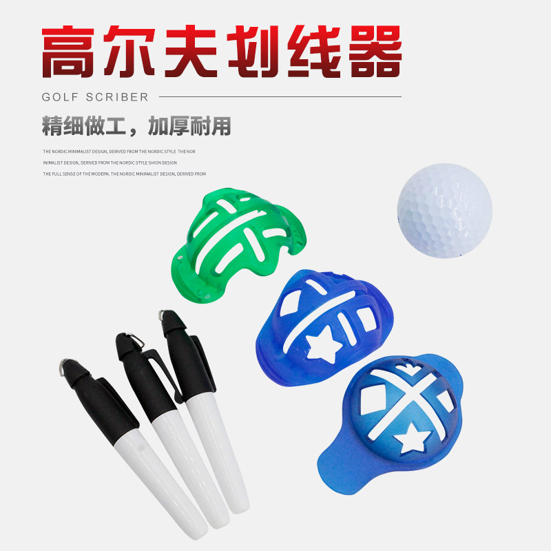 Venta al por mayor de la fábrica de golf Scriber traje de plástico en forma de sombrero de Scriber transfronteriza Venta caliente al por mayor