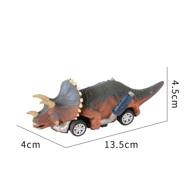Amazon simulación dinosaurio coche Tire hacia atrás modelo de coche juguete para niños mini dinosaurio inercia Tire hacia atrás fábrica de coches al por mayor