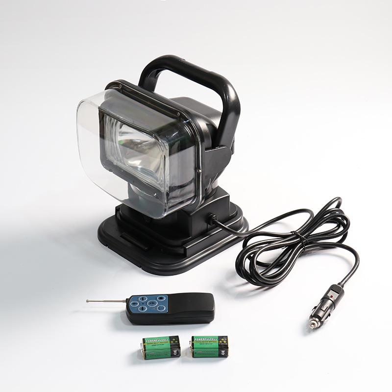 Yue Ye Che Car Remote Control 75W 360 Degree Search Light Work Light (İşçi projektorları) - 12v-high-foot-75w-remote-control-light