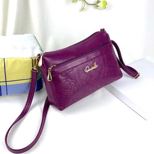 Qian Zi Fox shoulder bag for ladies, middle-aged bags, fashionable handbags, dual-purpose mobile phone bags for the elderly, Pinduoduo generation delivery
