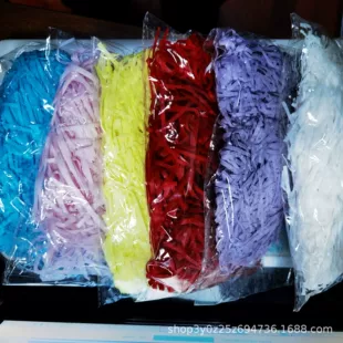 Рафия для свадебных и праздничных шаров цветные ленты для DIY