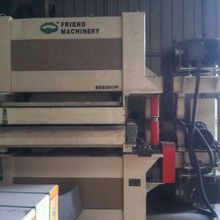 二手定厚砂光机，青岛福瑞德九成新双面定厚砂光机