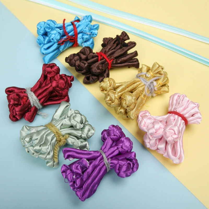 Хлопковый чонсам с крючками-лямками, ручная работа тканевая knot, ~9 см длина, аксессуар ханфу