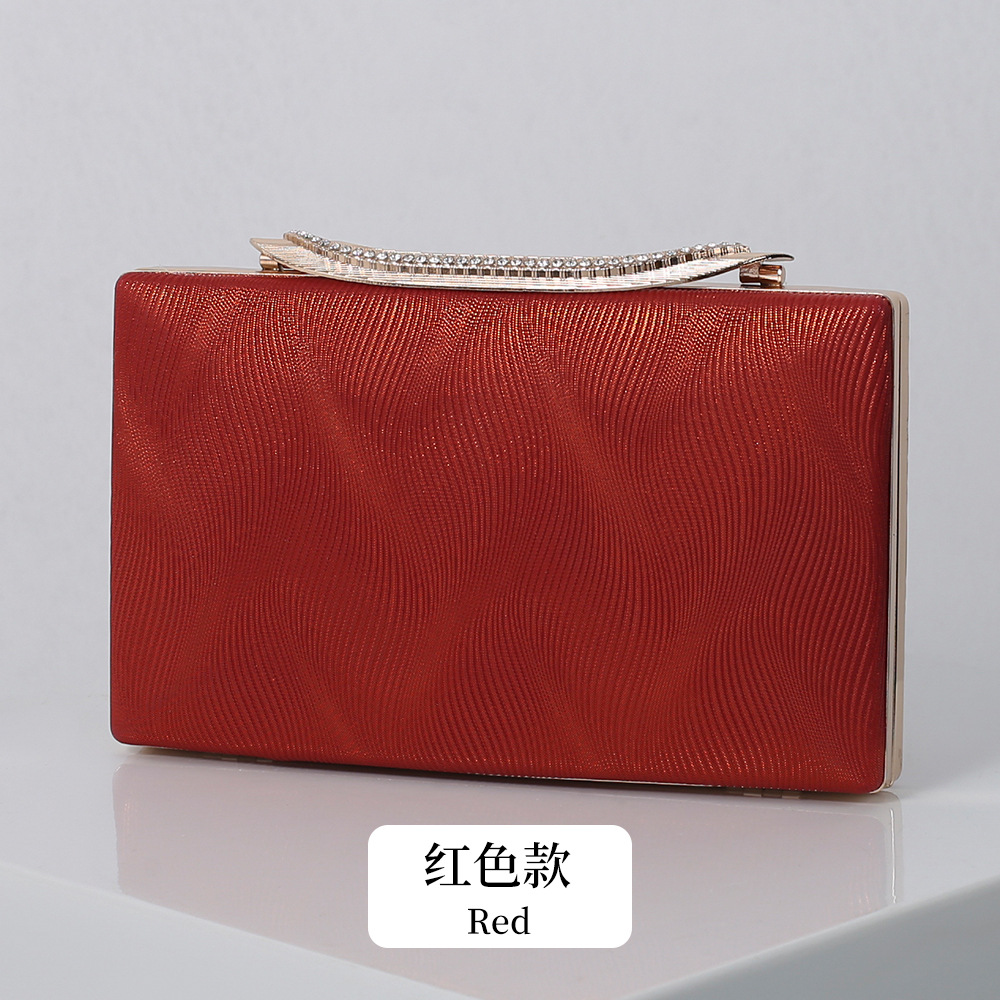 2023 nuevo bolso de noche transfronterizo bolso de banquete bolso de hombro de moda bolso de noche de mano vestido de todo fósforo pequeño bolso cuadrado