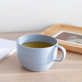 小麦秸秆牛奶杯欧式杯子咖啡杯牛奶早餐茶杯马克杯情侣简约喝水杯