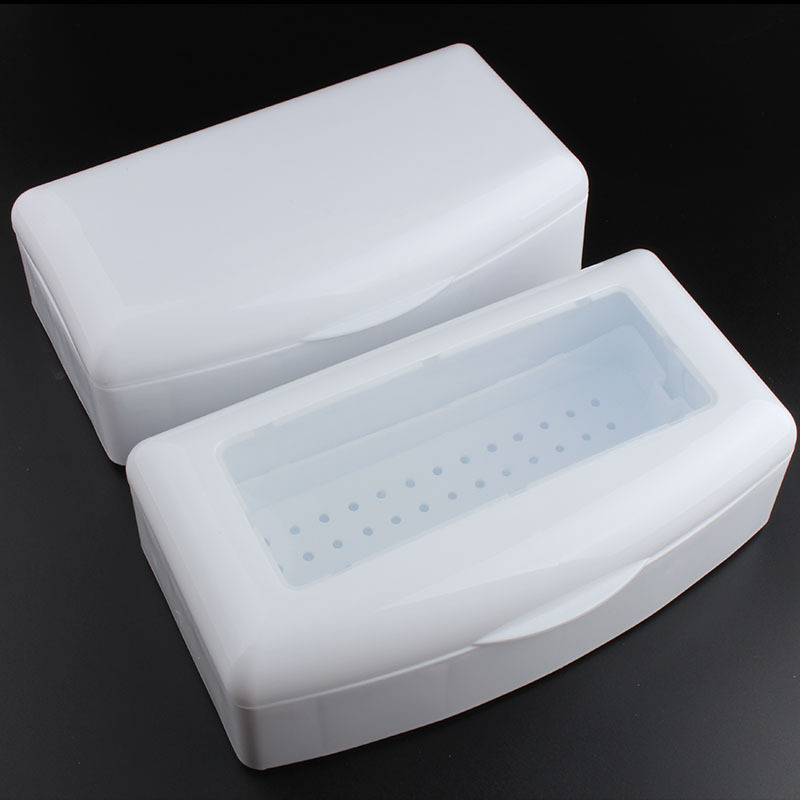 Caja de desinfección de herramientas de uñas directa de fábrica caja de remojo de limpieza de alcohol herramientas de uñas especial en stock