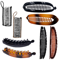 New European and American-style banana clips, lazy hair combs, decorative hairpins, women's simple styling combs, fish-shaped hair accessories