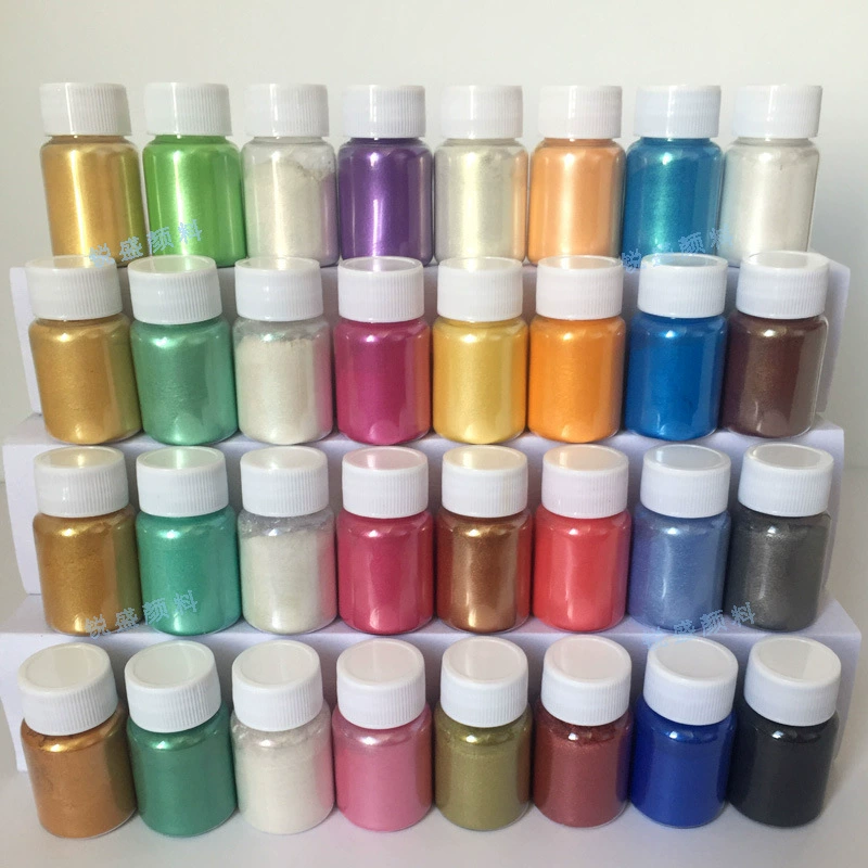 Слизь блеск DIY ручной работы капли жевательной резинки жемчужный порошок цвет русалка Дзи Кристалл грязи 10 г жемчужный пигмент