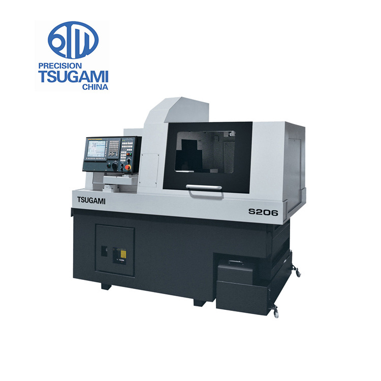 日本津上S206A 走心机 焊枪嘴车铣复合高效双主轴 数控走心机