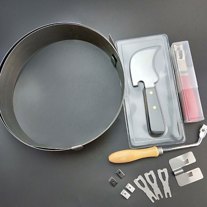 Ventas al por mayor cuchillo de la Media Luna PVC Alambre de soldadura pala cuchillo piso nivelador decoración herramienta accesorios de cuchillo de soldadura de plástico en stock