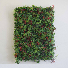 红花生草仿真植物形象背景墙塑料花假草坪门头店招室内装饰假绿植