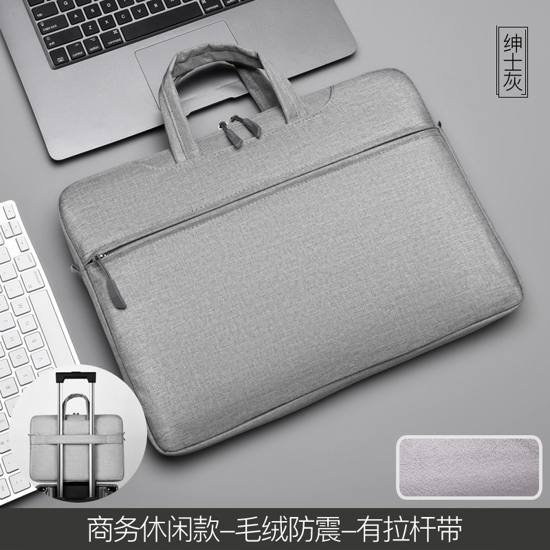 Special Offer Classic Computer Bag, Portable Shoulder Business Briefcase 14/15/ 17inch Inch, Plush Lining, Waterproof Notebook Bag