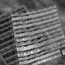 tomoni薄韧273magico茉纪美甲贴日系贴纸5d指甲贴pro蕾丝条贴纸