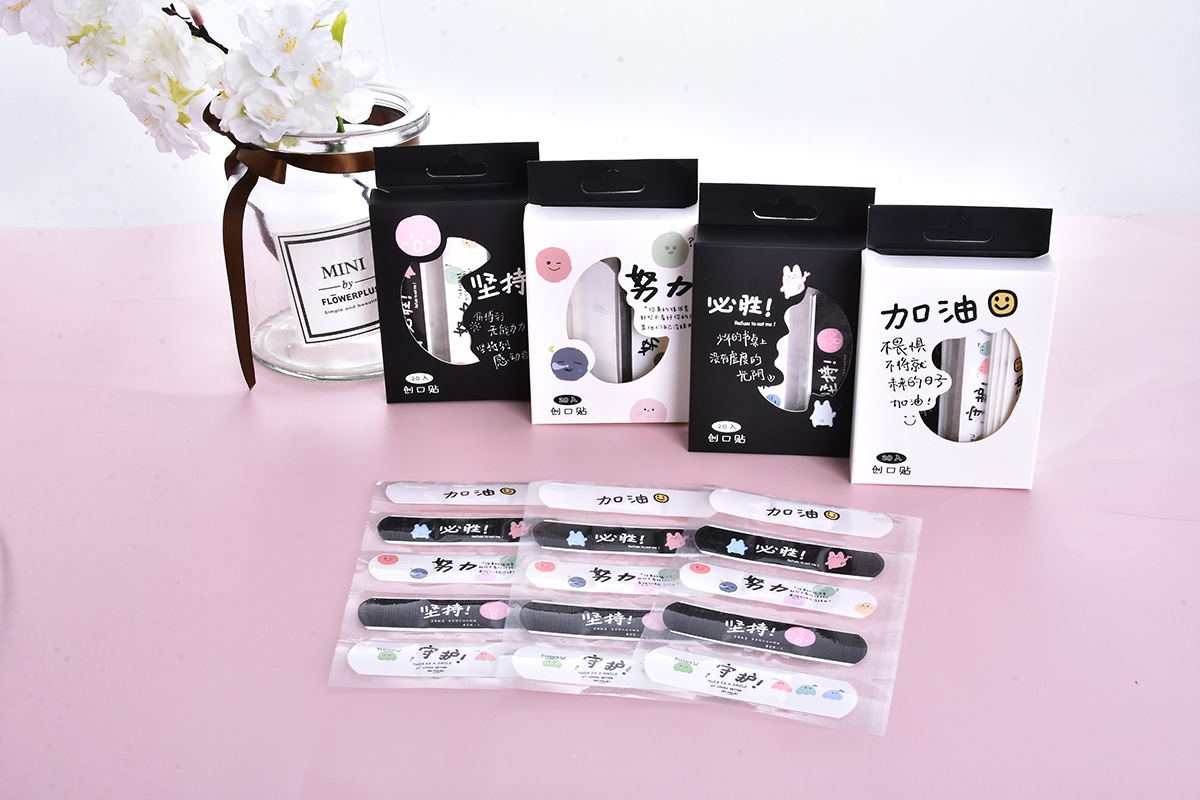 Pequeño claro curita Corea del Sur linda chica transpirable personalidad antidesgaste pie Niños personalizado curita fabricante suministro