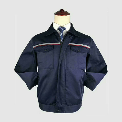Selected Manufacturer Electric Welding Suit Workshop Workwear Construction Site Factory Long-Sleeve Polyester Canvas Protective Workwear Set Wholesale