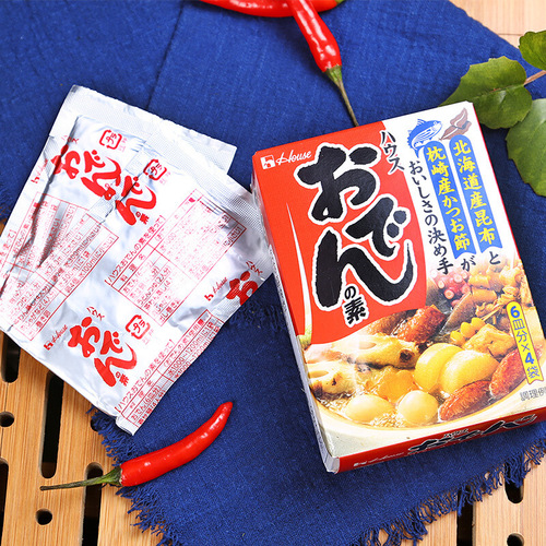 Japan's imported Haoshi Oden soup seasoning House sauce package 711 convenience store stew seasoning
