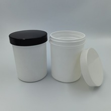 500ml膏霜瓶500ML广口瓶HDPE瓶焗油膏瓶塑料小灌桶粉末灌广州厂家