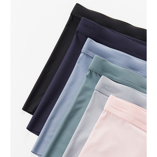 Summer men's ice silk underwear men's ultra-thin quick-drying breathable high-elastic large size boxer briefs in stock