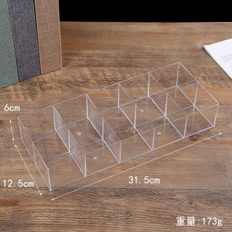 Factory Direct Supply 10-grid transparent box small object nail jewelry storage box 10-grid glass rice beads box Diamond beaded box Factory Direct Supply 10-grid transparent box small object nail jewelry storage box 10-grid glass rice beads box Diamond beaded box